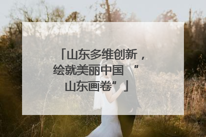 山东多维创新，绘就美丽中国 “山东画卷”